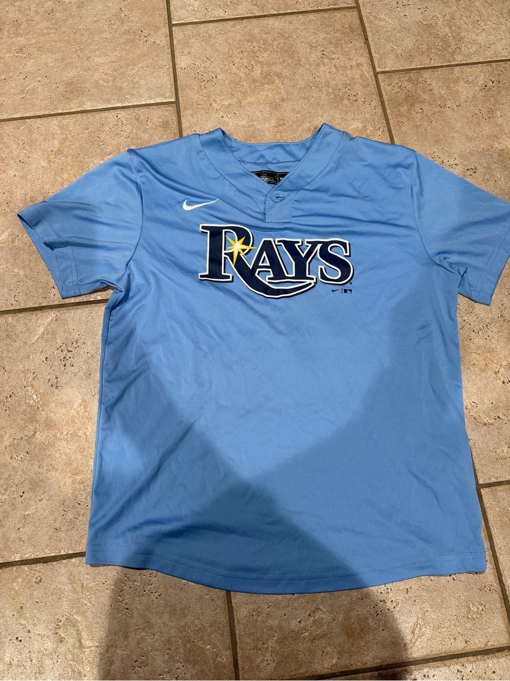 Nike Light Blue Tampa Bay Rays Kids Jersey Tee